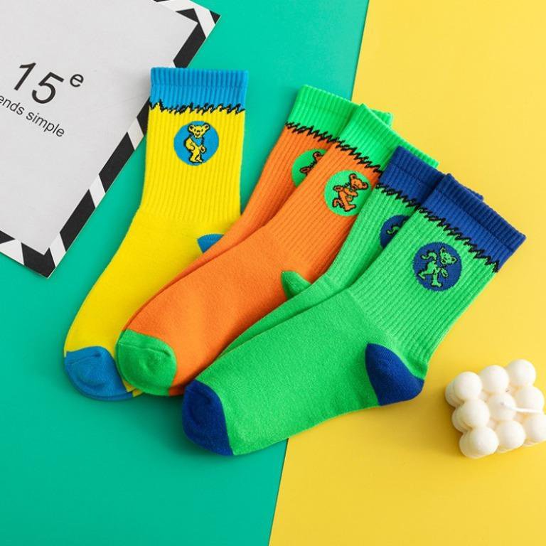 Yellow | Grateful Dead Crew Socks