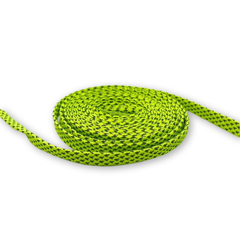 Volt Green | Flat Reflective Laces