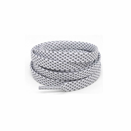 Ice White | Flat Reflective Laces