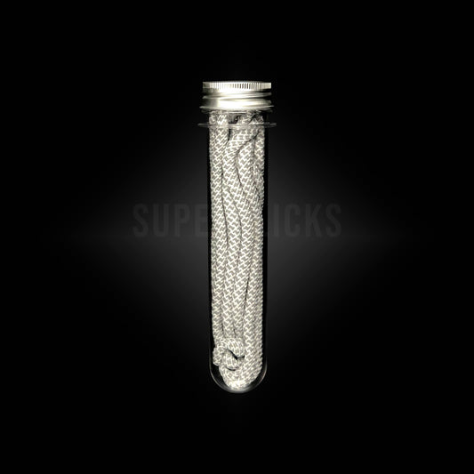 Ice White | Round Reflective Laces