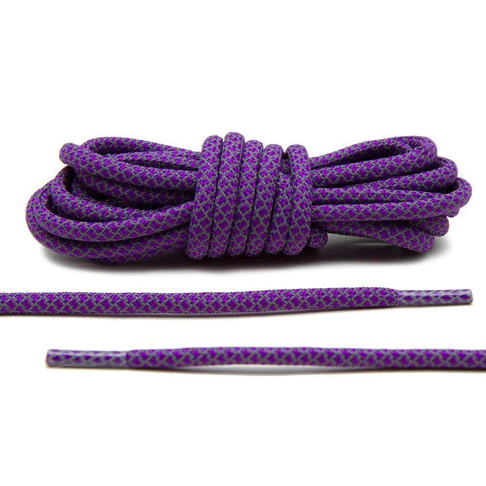 Grape Purple | Round Reflective Laces