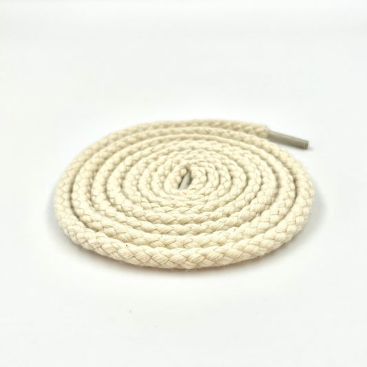 Cream | Braided Rope Laces