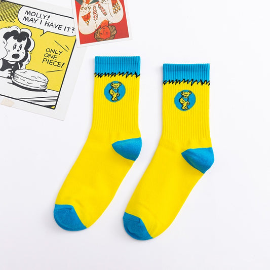 Yellow | Grateful Dead Crew Socks