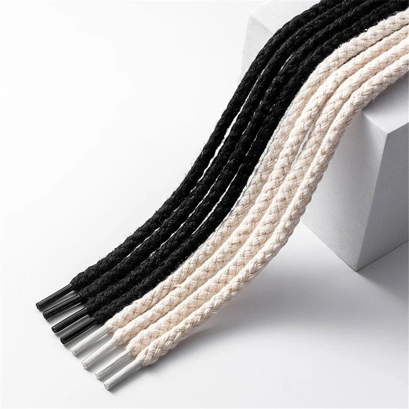 Cream | Braided Rope Laces