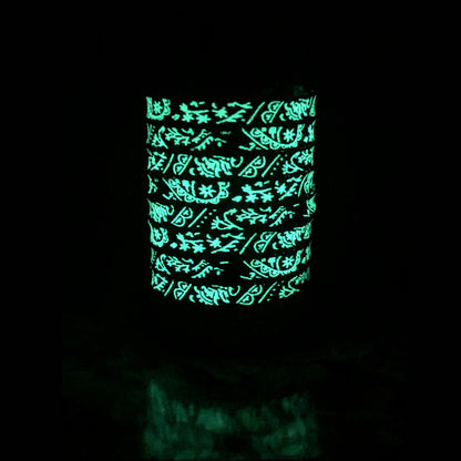 Black | Paisley Glow in the Dark Laces