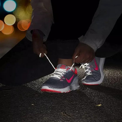 Rust Red | Round Reflective Laces