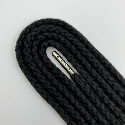 Black | Braided Rope Laces