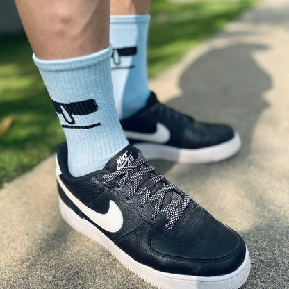 Blue | Cool Dude Crew Socks