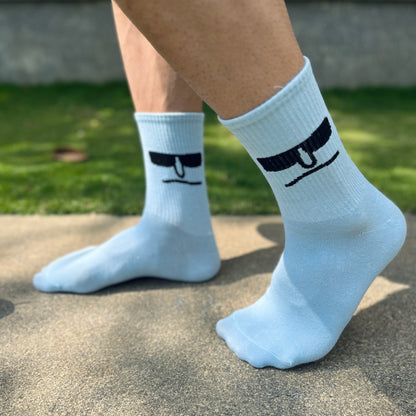 Blue | Cool Dude Crew Socks