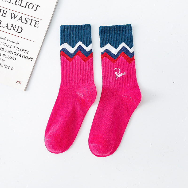 Pink | Parra Dunks Socks